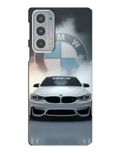 Чохол для Motorola Edge 20 з картинкою «BMW в білому диму» Чохол для Motorola Edge 20 з картинкою «BMW в білому диму»