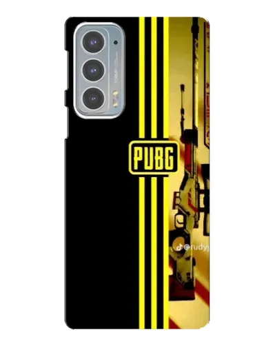 Чехол для Motorola Edge 20 с картинкой «PUBG — камуфляжный шлем»