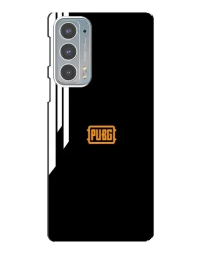 Чехол для Motorola Edge 20 с картинкой «PUBG — вертикальные линии»