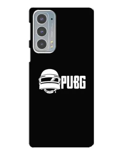 Чехол для Motorola Edge 20 с картинкой «PUBG — классический лого»