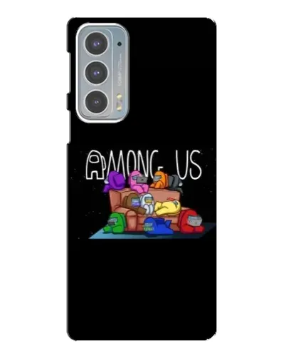 Чехол для Motorola Edge 20 с картинкой «Логотип Among Us» Чехол для Motorola Edge 20 с картинкой «Логотип Among Us»