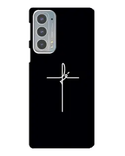 Чохол для Motorola Edge 20 з картинкою «Тонкий хрест»