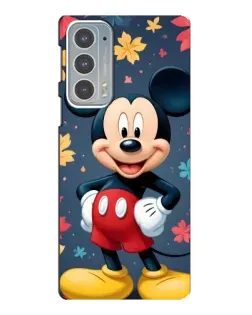 Чехол для Motorola Edge 20 с картинкой «Осенний Mickey Mouse»