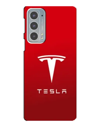 Чехол для Motorola Edge 20 с картинкой «Tesla Red Classic»