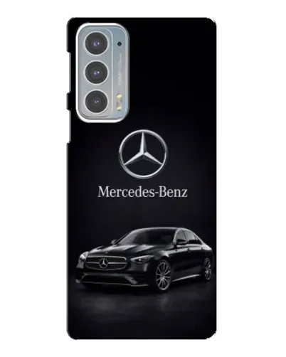 Чехол для Motorola Edge 20 с картинкой «Mercedes — решетка радиатора»