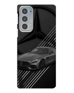 Чехол для Motorola Edge 20 с картинкой «Mercedes AMG — графика»
