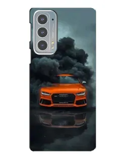 Чехол для Motorola Edge 20 с картинкой «Audi в облаках дыма» Чехол для Motorola Edge 20 с картинкой «Audi в облаках дыма»