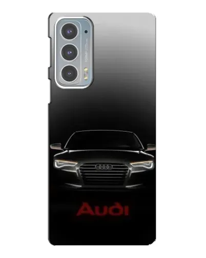Чехол для Motorola Edge 20 с картинкой «Audi — градиентный контур»
