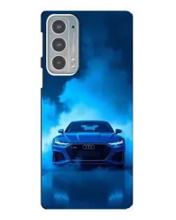 Чехол для Motorola Edge 20 с картинкой «Audi — голубая энергия» Чехол для Motorola Edge 20 с картинкой «Audi — голубая энергия»