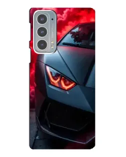 Чехол для Motorola Edge 20 с картинкой «Lamborghini красное сияние» Чехол для Motorola Edge 20 с картинкой «Lamborghini красное сияние»