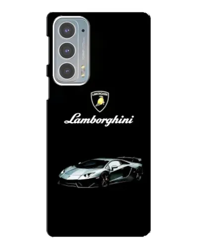 Чехол для Motorola Edge 20 с картинкой «Логотип Lamborghini классика»
