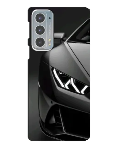 Чехол для Motorola Edge 20 с картинкой «Lamborghini фары детализация»