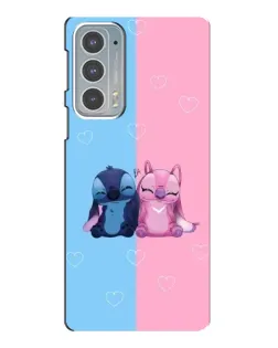 Чехол для Motorola Edge 20 с картинкой «Stitch и Angel Love» Чехол для Motorola Edge 20 с картинкой «Stitch и Angel Love»