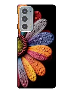 Чохол для Motorola Edge 20 з картинкою «Райдужна квітка» Чохол для Motorola Edge 20 з картинкою «Райдужна квітка»
