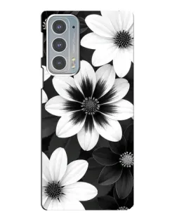 Чохол для Motorola Edge 20 з картинкою «Монохромні айстри» Чохол для Motorola Edge 20 з картинкою «Монохромні айстри»