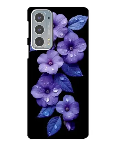 Чехол для Motorola Edge 20 с картинкой «Фиолетовые цветы с росою» Чехол для Motorola Edge 20 с картинкой «Фиолетовые цветы с росою»