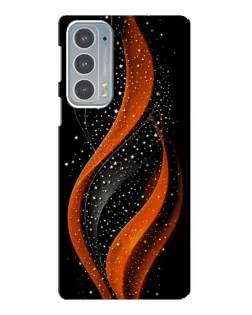 Чехол для Motorola Edge 20 с картинкой «Огненная звездная волна»