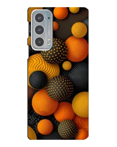 Чехол для Motorola Edge 20 с картинкой «Объемные оранжевые сферы» Чехол для Motorola Edge 20 с картинкой «Объемные оранжевые сферы»