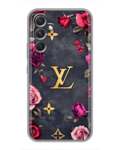 Чехол для Motorola Edge 30 Pro с картинкой «Цветочный Louis Vuitton» Чехол для Motorola Edge 30 Pro с картинкой «Цветочный Louis Vuitton»