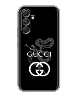 Чехол для Motorola Edge 30 Pro с картинкой «Gucci — серебряная змея»