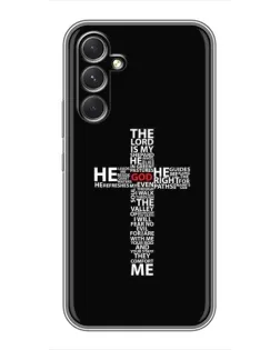 Чехол для Motorola Edge 30 Pro с картинкой «Текстовый крест»