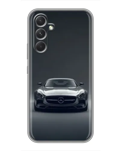 Чохол для Motorola Edge 30 Pro з картинкою «Mercedes на чорному»