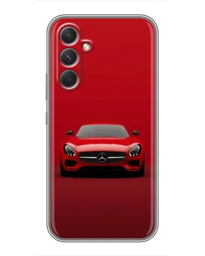 Чохол для Motorola Edge 30 Pro з картинкою «Червоний Mercedes AMG»