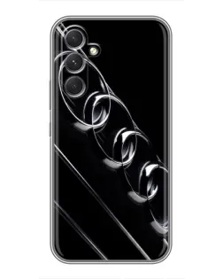 Чехол для Motorola Edge 30 Pro с картинкой «Audi — абстрактные кольца»