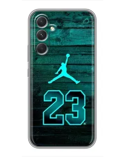 Чехол для Motorola Edge 30 с картинкой «Jordan Cyan 23»