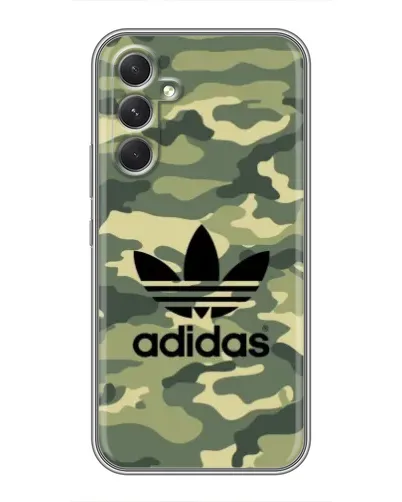 Чехол для Motorola Edge 30 с картинкой «Милитари стиль Adidas»