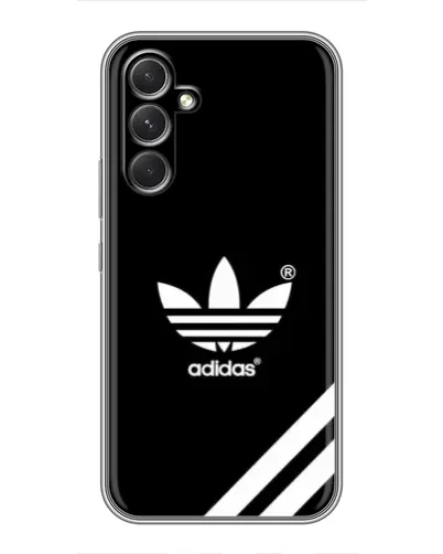 Чехол для Motorola Edge 30 с картинкой «Adidas с диагональными полосами»