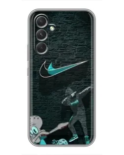 Чехол для Motorola Edge 30 с картинкой «Спортивный арт Nike»