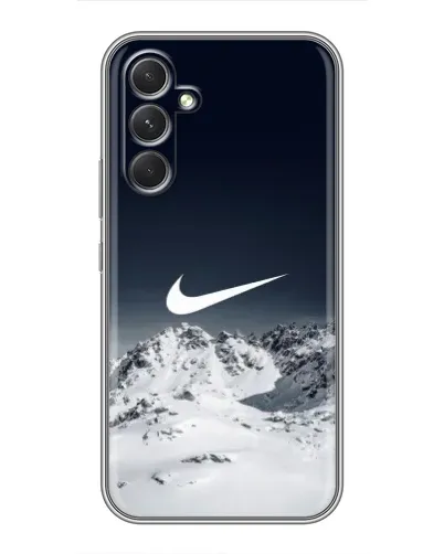 Чехол для Motorola Edge 30 с картинкой «Nike — зимние горы» Чехол для Motorola Edge 30 с картинкой «Nike — зимние горы»