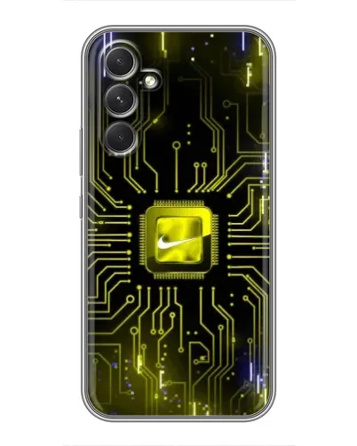 Чехол для Motorola Edge 30 с картинкой «Nike — золотая искра» Чехол для Motorola Edge 30 с картинкой «Nike — золотая искра»