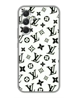 Чехол для Motorola Edge 30 с картинкой «Монохромный хаос LV»