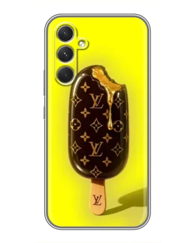 Чехол для Motorola Edge 30 с картинкой «Мороженое от LV»
