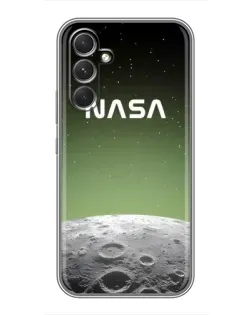 Чехол для Motorola Edge 30 с картинкой «NASA — лунный градиент»