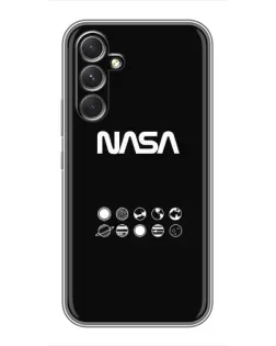 Чехол для Motorola Edge 30 с картинкой «NASA — технический принт»