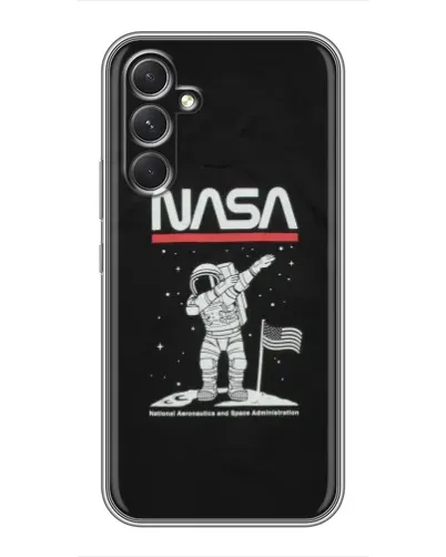 Чехол для Motorola Edge 30 с картинкой «NASA — шагаем по Луне» Чехол для Motorola Edge 30 с картинкой «NASA — шагаем по Луне»