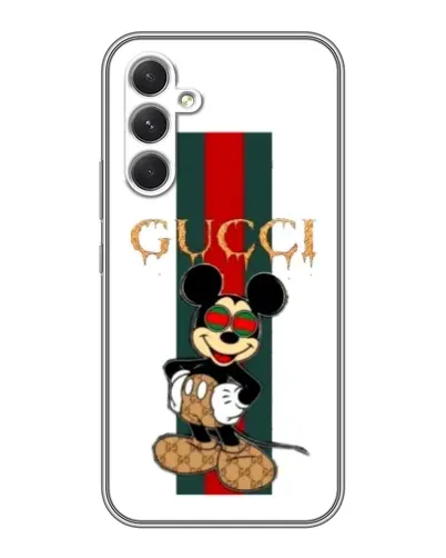 Чехол для Motorola Edge 30 с картинкой «Микки Маус Gucci — полосы» Чехол для Motorola Edge 30 с картинкой «Микки Маус Gucci — полосы»
