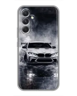 Чехол для Motorola Edge 30 с картинкой «BMW сквозь туман»