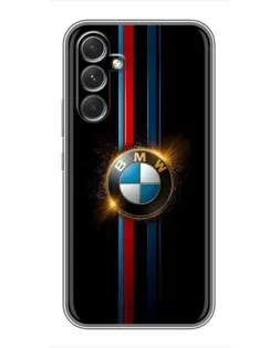 Чехол для Motorola Edge 30 с картинкой «BMW M-Power неон»