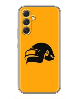 Чехол для Motorola Edge 30 с картинкой «PUBG — золотой шлем»