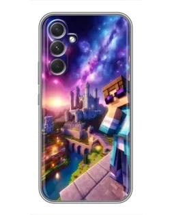 Чехол для Motorola Edge 30 с картинкой «Стив и космос» Чехол для Motorola Edge 30 с картинкой «Стив и космос»