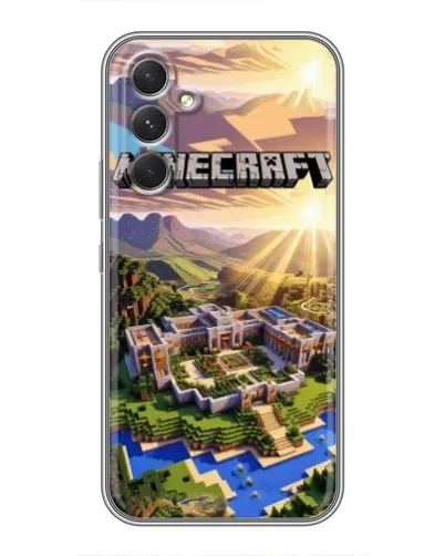 Чехол для Motorola Edge 30 с картинкой «Minecraft панорама» Чехол для Motorola Edge 30 с картинкой «Minecraft панорама»