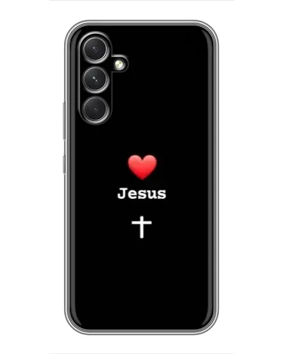 Чохол для Motorola Edge 30 з картинкою «Серце - Jesus»