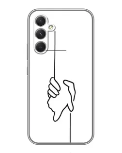 Чохол для Motorola Edge 30 з картинкою «Рука тримає»