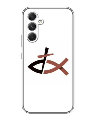 Чохол для Motorola Edge 30 з картинкою «Риба та хрест»