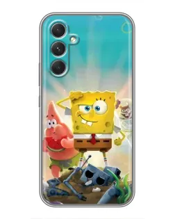 Чохол для Motorola Edge 30 з картинкою «Спанч Боб переможець»