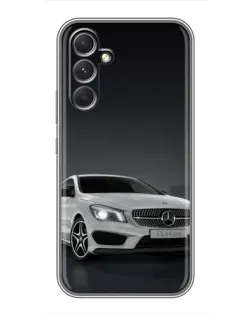 Чехол для Motorola Edge 30 с картинкой «Mercedes AMG GT Silver»